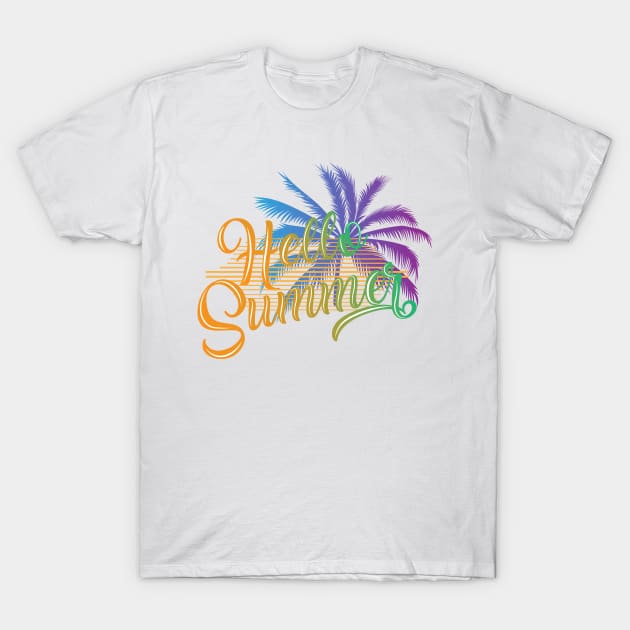 Hello Summer T-Shirt by Photomisak72